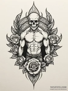 Prometheus, defiant, with fire cupped in his... - эскиз тату (№1751531179_0, 03.07.2025 08:26) — Tatufoto.com