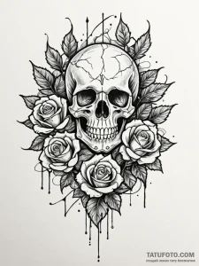 Jagged blade through spectral rift, artistic... - эскиз тату (№1751533021_0, 03.07.2025 08:57) — Tatufoto.com