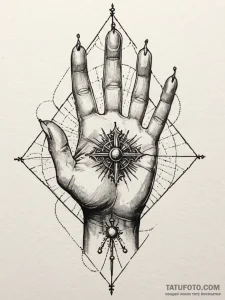 Claws, ink illustration for tattoo, detailed... - эскиз тату (№1751534693_0, 03.07.2025 09:24) — Tatufoto.com