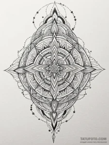 Burning staff held by spirit, concept art for... - эскиз тату (№1751535460_0, 03.07.2025 09:37) — Tatufoto.com