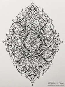 C, concept art for tattoo, bold outlines, thi... - эскиз тату (№1751535796_0, 03.07.2025 09:43) — Tatufoto.com