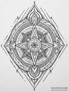 Axe, concept art for tattoo, minimalist appro... - эскиз тату (№1751540076_0, 03.07.2025 10:54) — Tatufoto.com