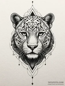 Panther shadow beneath starlit sky, tattoo li... - эскиз тату (№1751540818_0, 03.07.2025 11:06) — Tatufoto.com