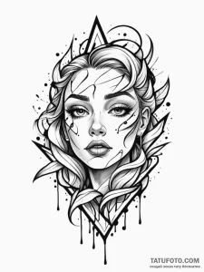 Sight, tattoo sketch design, black and white... - эскиз тату (№1751540956_0, 03.07.2025 11:09) — Tatufoto.com