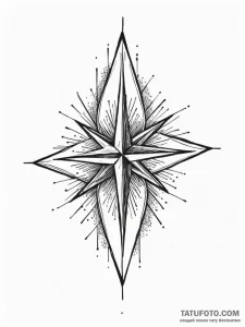 Scribble drawing of a star, tattoo sketch des... - эскиз тату (№1751541856_0, 03.07.2025 11:24) — Tatufoto.com