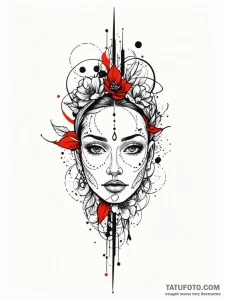 K, tattoo sketch design, on a clean white pap... - эскиз тату (№1751542191_0, 03.07.2025 11:29) — Tatufoto.com