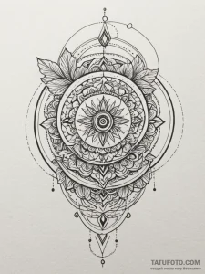 Q, tattoo drawing outline, moderately detaile... - эскиз тату (№1751545722_0, 03.07.2025 12:28) — Tatufoto.com