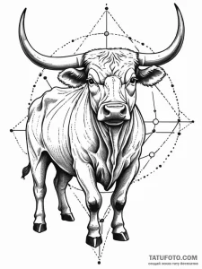 Butcher's diagram of a bull, divided into cut... - эскиз тату (№1751553250_0, 03.07.2025 14:34) — Tatufoto.com