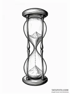 Hourglass - эскиз тату (№1751554851_0, 03.07.2025 15:00) — Tatufoto.com