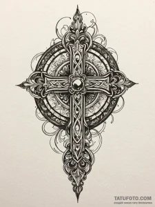 R, ink illustration for tattoo, on a clean wh... - эскиз тату (№1751555543_0, 03.07.2025 15:12) — Tatufoto.com