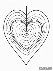 Radar screen with a heart on the blip, artist... - эскиз тату (№1751557390_0, 03.07.2025 15:43) — Tatufoto.com