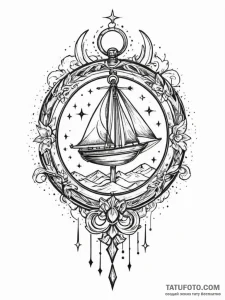 Key forged from celestial fire, ink illustrat... - эскиз тату (№1751561188_0, 03.07.2025 16:46) — Tatufoto.com