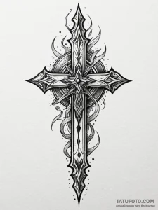 Knife wrapped in spectral flames, tattoo sket... - эскиз тату (№1751562993_0, 03.07.2025 17:16) — Tatufoto.com