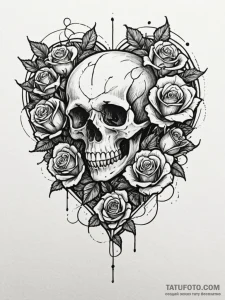 Rootbound heart devouring starlight, artistic... - эскиз тату (№1751568372_0, 03.07.2025 18:46) — Tatufoto.com