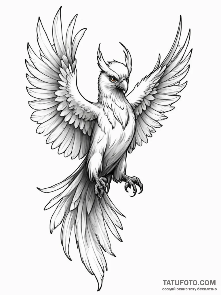 Harpy - эскиз тату (№1751568458_0, 03.07.2025 18:47) — Tatufoto.com