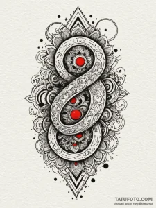 Ivory scroll sealed with wax, tattoo drawing... - эскиз тату (№1751575007_0, 03.07.2025 20:36) — Tatufoto.com