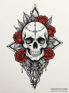 W, tattoo drawing outline, stylized interpret... - эскиз тату (№1751575869_0, 03.07.2025 20:51) — Tatufoto.com
