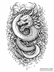 Raven unravelling a scroll of fate, tattoo fl... - эскиз тату (№1751577671_0, 03.07.2025 21:21) — Tatufoto.com