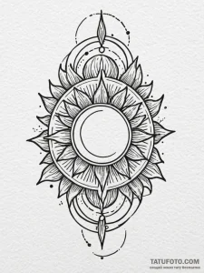 Solar flare, tattoo flash sheet design, on a... - эскиз тату (№1751581274_0, 03.07.2025 22:21) — Tatufoto.com