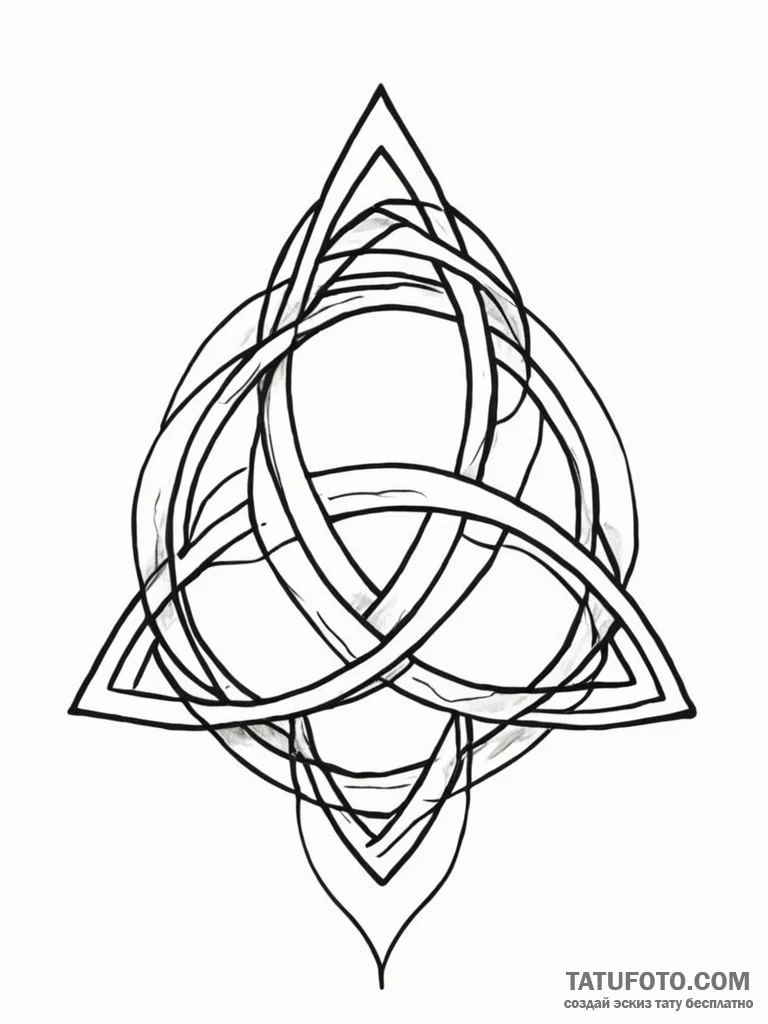 Triquetra - эскиз тату (№1751582730_0, 03.07.2025 22:45) — Tatufoto.com