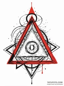 Triad (symbol), artistic tattoo sketch, bold... - эскиз тату (№1751583243_0, 03.07.2025 22:54) — Tatufoto.com