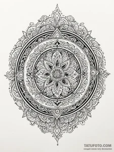 Kettledrum beaten by spectral hands, ink illu... - эскиз тату (№1751585134_0, 03.07.2025 23:25) — Tatufoto.com