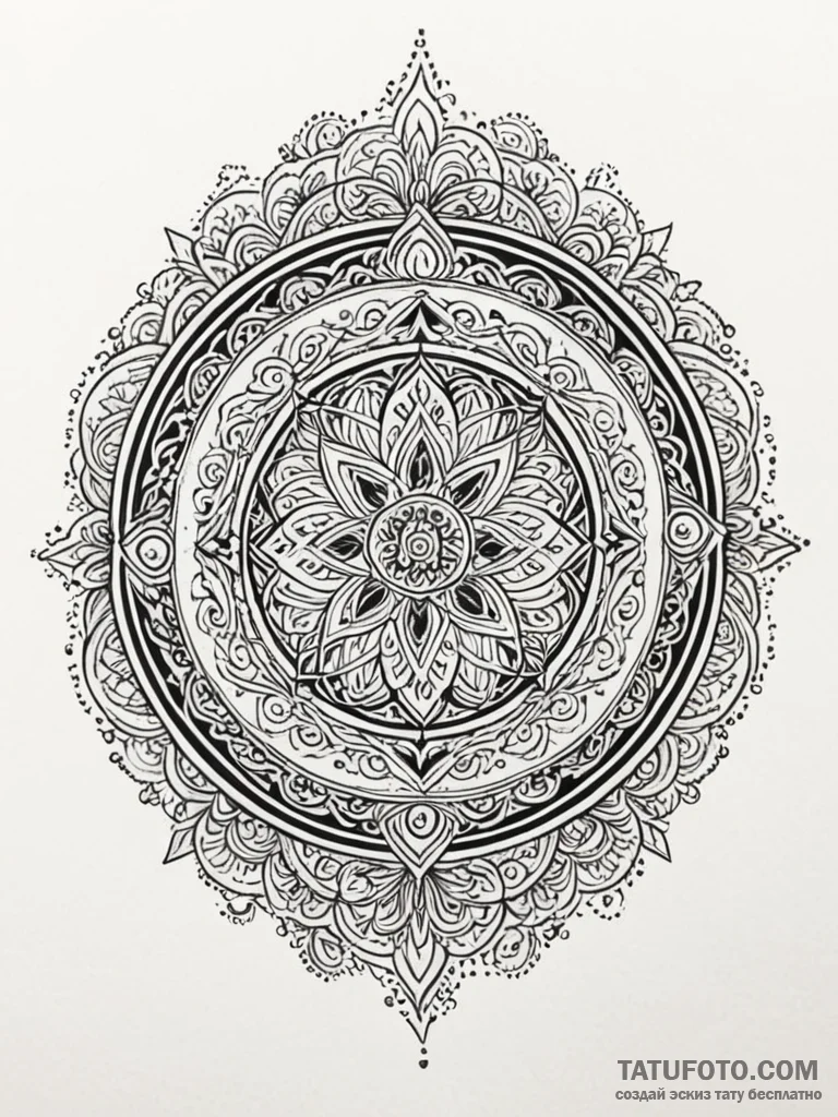 Kettledrum beaten by spectral hands, ink illu... - эскиз тату (№1751585134_0, 03.07.2025 23:25) — Tatufoto.com