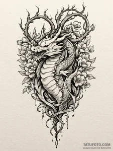 Anatomical heart with roots growing into the... - эскиз тату (№1751586250_0, 03.07.2025 23:44) — Tatufoto.com