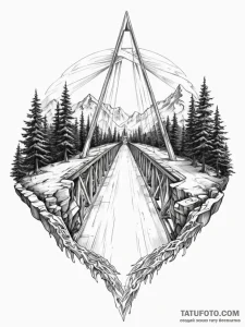Bifrost bridge - эскиз тату (№1751586760_0, 03.07.2025 23:52) — Tatufoto.com