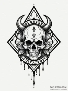 Outlaw badge rusted with age, tattoo line art... - эскиз тату (№1751587019_0, 03.07.2025 23:56) — Tatufoto.com