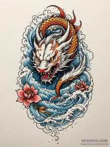 Warrior mask beneath celestial storm, artisti... - эскиз тату (№1751590077_0, 04.07.2025 00:47) — Tatufoto.com