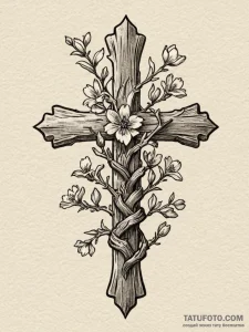 Oak blossom devouring relic, concept art for... - эскиз тату (№1751593228_0, 04.07.2025 01:40) — Tatufoto.com