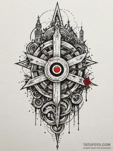 Labyrinth, tattoo flash sheet design, trash p... - эскиз тату (№1751593401_0, 04.07.2025 01:43) — Tatufoto.com