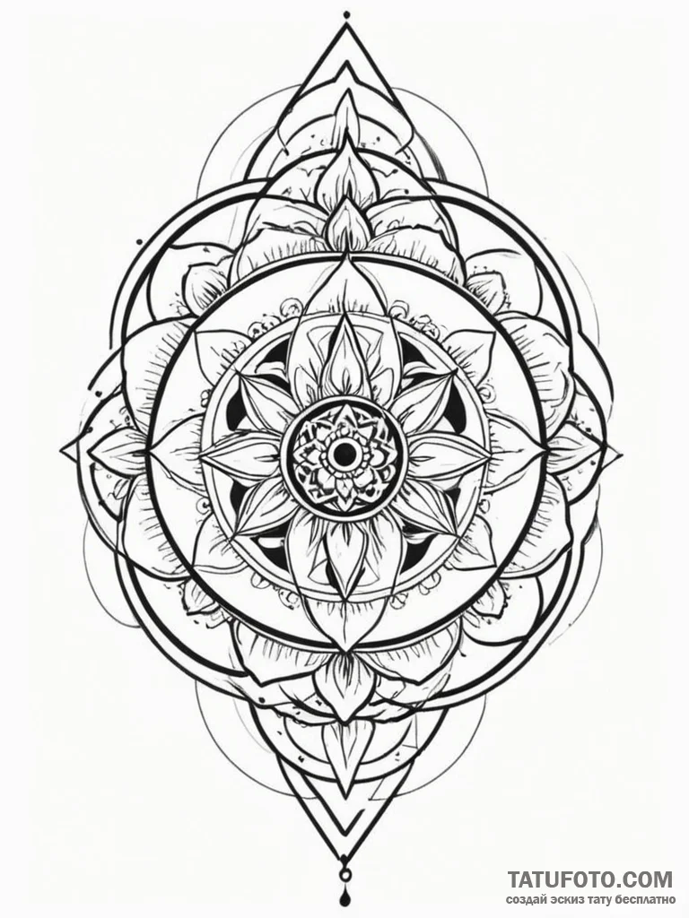 Salt serpent beneath celestial bloom, tattoo... - эскиз тату (№1751595899_0, 04.07.2025 02:24) — Tatufoto.com
