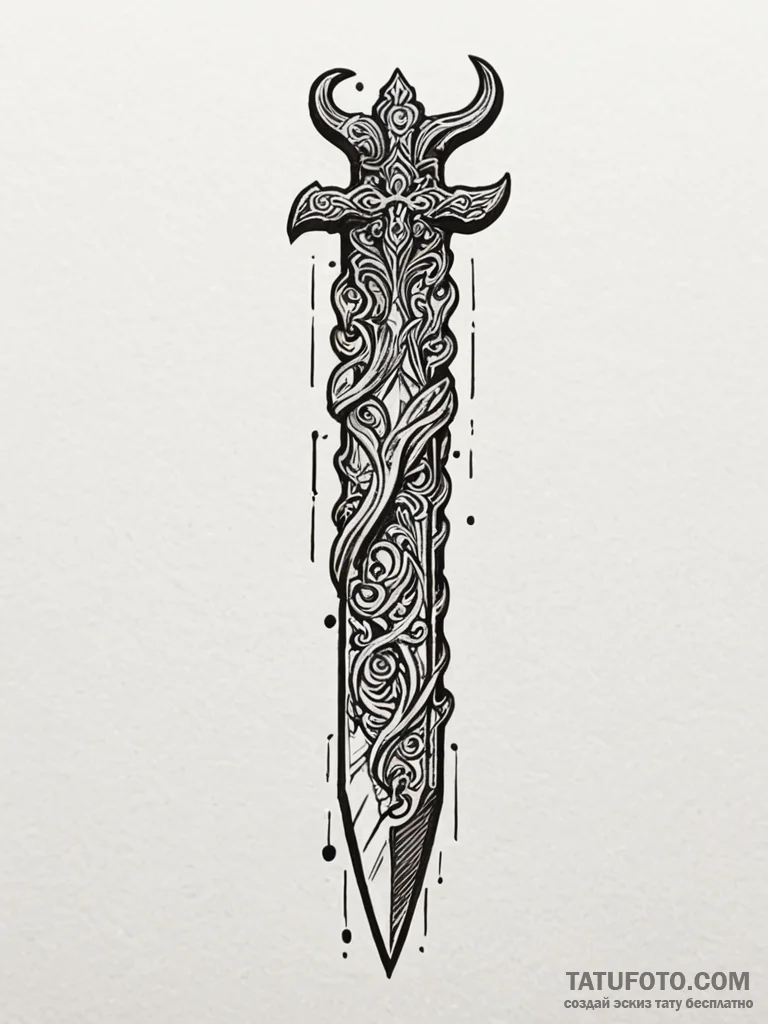 Pocket knife, well-used and reliable, tattoo... - эскиз тату (№1751597731_0, 04.07.2025 02:55) — Tatufoto.com