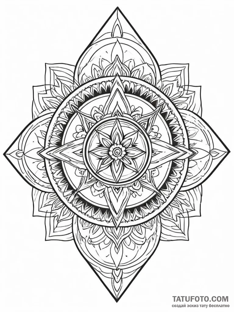 Elements (symbols), tattoo drawing outline, c... - эскиз тату (№1751599796_0, 04.07.2025 03:29) — Tatufoto.com