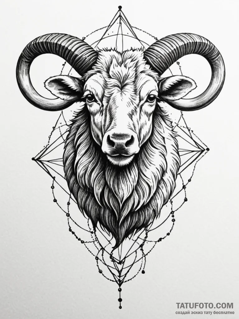 A powerful battering ram, historical,, artist... - эскиз тату (№1751601437_0, 04.07.2025 03:57) — Tatufoto.com