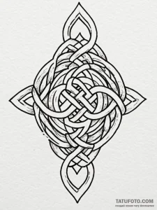 Celtic knot of fatherhood or motherhood, tatt... - эскиз тату (№1751604277_0, 04.07.2025 04:44) — Tatufoto.com