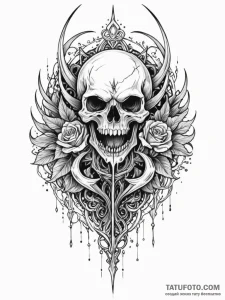 Necromancerр р†р вђљрівђћсћs blade devouring... - эскиз тату (№1751608065_0, 04.07.2025 05:47) — Tatufoto.com