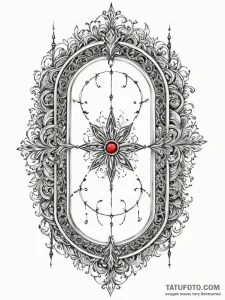 Door ajar, spilling geometric, non-euclidean... - эскиз тату (№1751608496_0, 04.07.2025 05:54) — Tatufoto.com