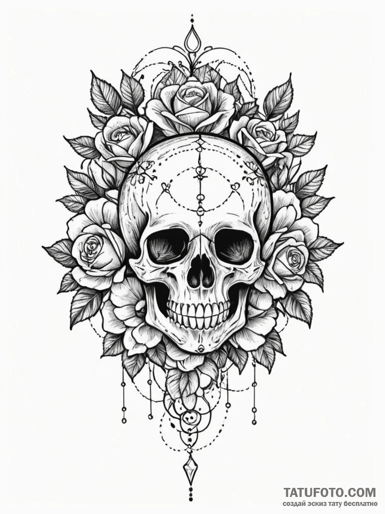 Orb beneath celestial bloom, tattoo drawing o… — эскиз тату (№1751609268_0, 04.07.2025 06:07) — Tatufoto.com