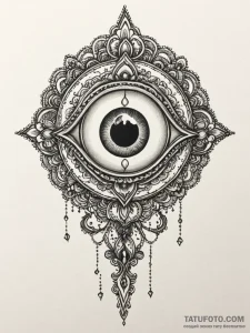 Italian horn (cornicello) warding off the evi... - эскиз тату (№1751613476_0, 04.07.2025 07:17) — Tatufoto.com