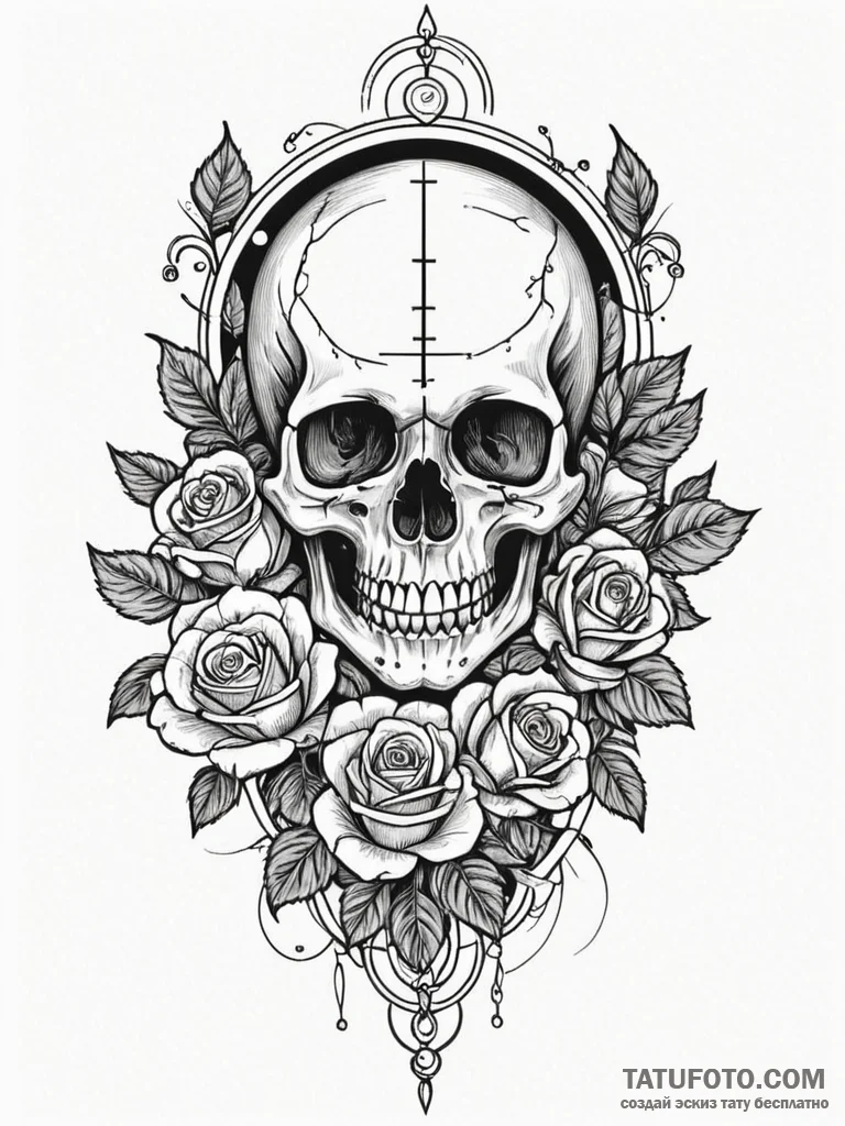Nixie tube, concept art for tattoo, moderatel... - эскиз тату (№1751613942_0, 04.07.2025 07:25) — Tatufoto.com