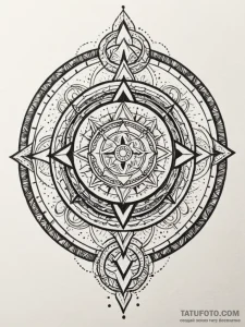 Astral serpent through ring of stars, artisti... - эскиз тату (№1751616161_0, 04.07.2025 08:02) — Tatufoto.com