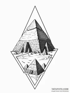 Pyramid - эскиз тату (№1751616342_0, 04.07.2025 08:05) — Tatufoto.com