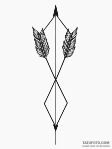 Arrow - эскиз тату (№1751618245_0, 04.07.2025 08:37) — Tatufoto.com
