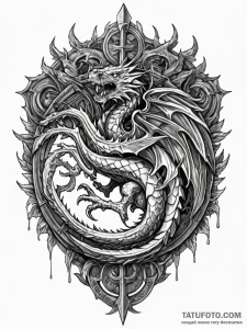 A house sigil from game of thrones (e.g., sta... - эскиз тату (№1751618890_0, 04.07.2025 08:48) — Tatufoto.com