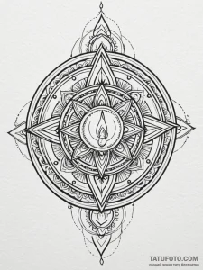 A powerful burning oil lamp, ancient,, tattoo... - эскиз тату (№1751622152_0, 04.07.2025 09:42) — Tatufoto.com