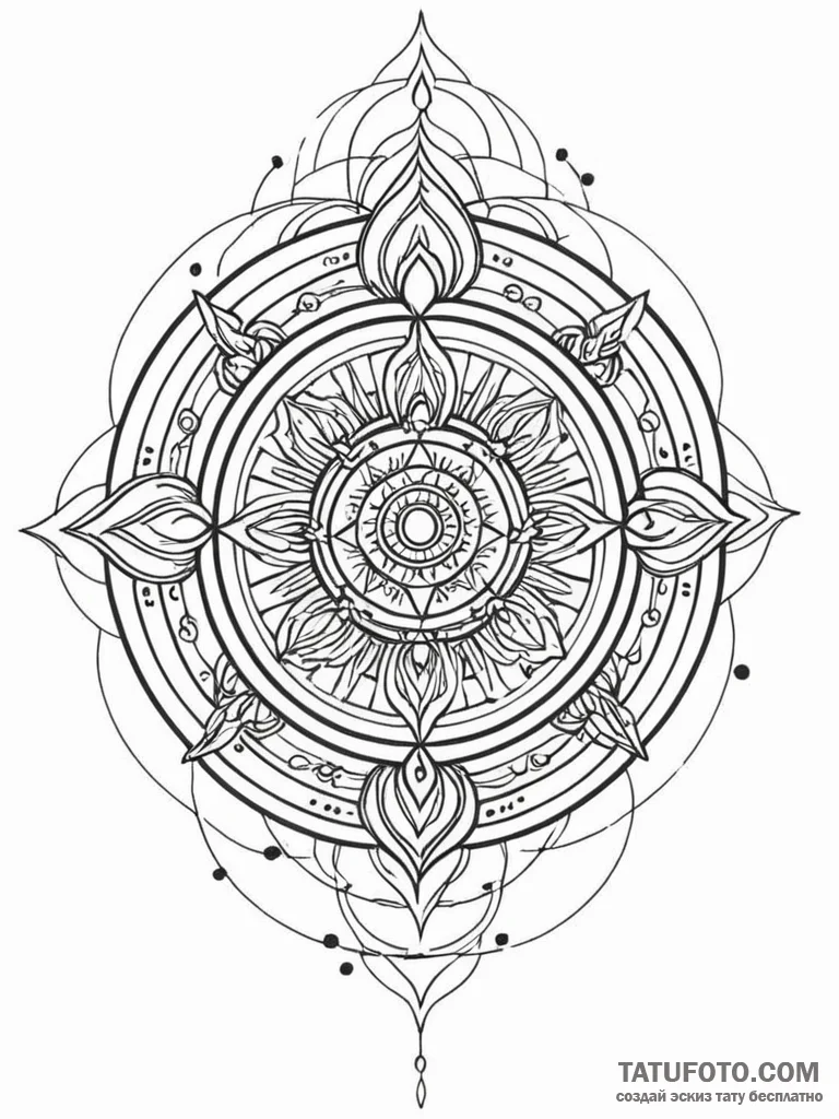 Nether gate crowned with roots, artistic tatt... - эскиз тату (№1751624466_0, 04.07.2025 10:21) — Tatufoto.com