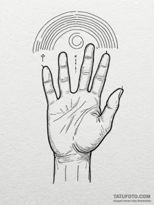Rainbow, tattoo drawing outline, on a clean w... - эскиз тату (№1751624896_0, 04.07.2025 10:28) — Tatufoto.com